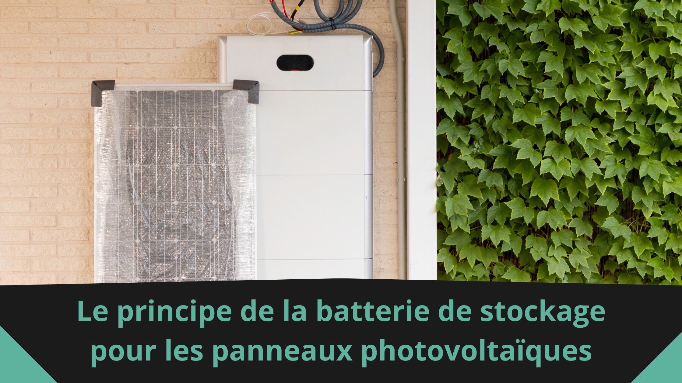 Le principe de la batterie de stockage pour les panneaux photovoltaïques