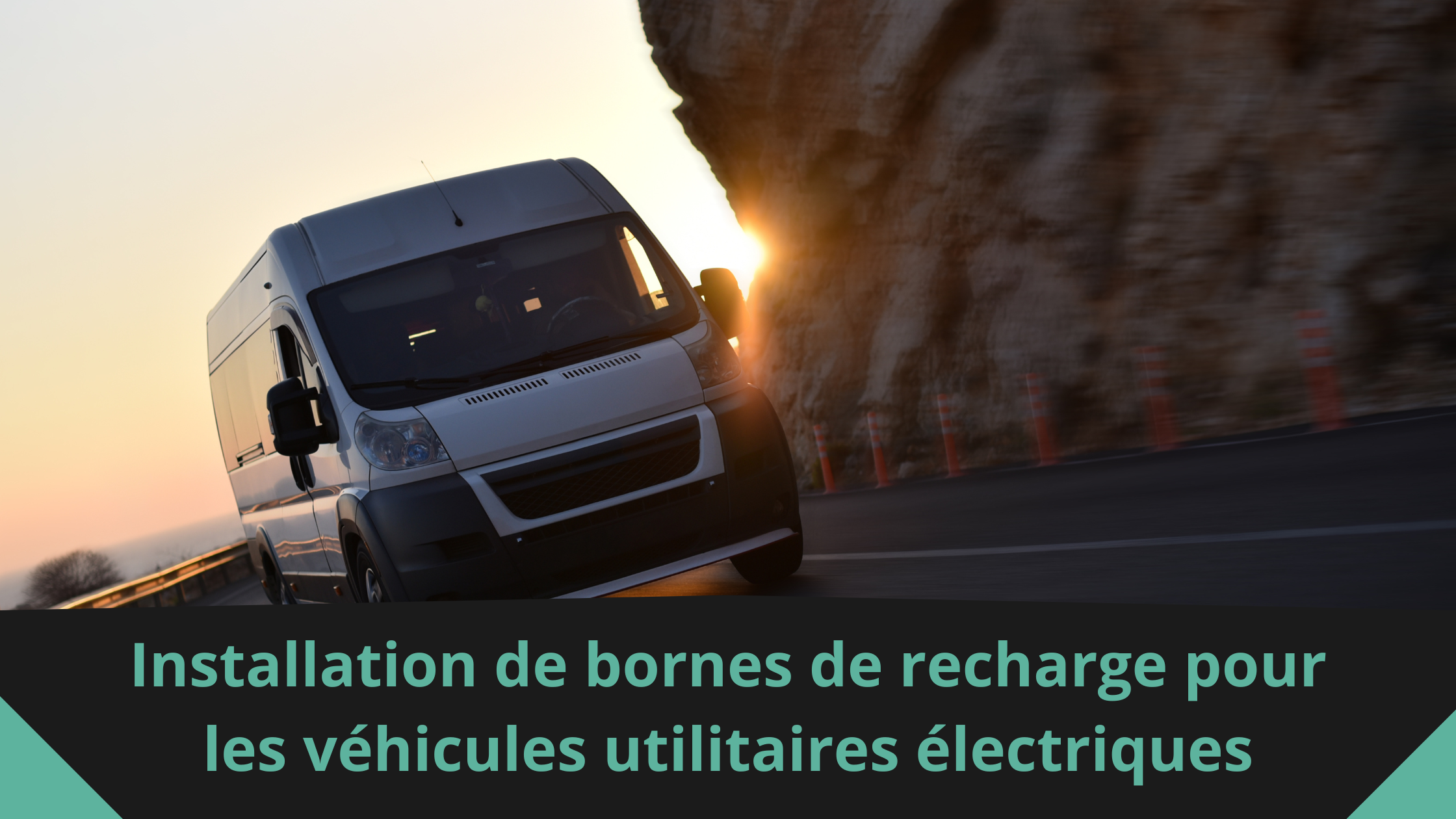 Installation de bornes de recharge pour les véhicules utilitaires électriques