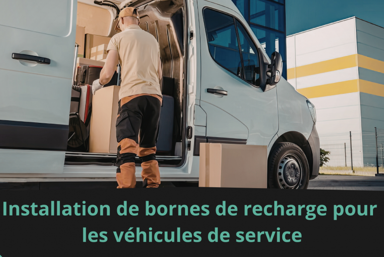 Installation de bornes de recharge pour les véhicules de service
