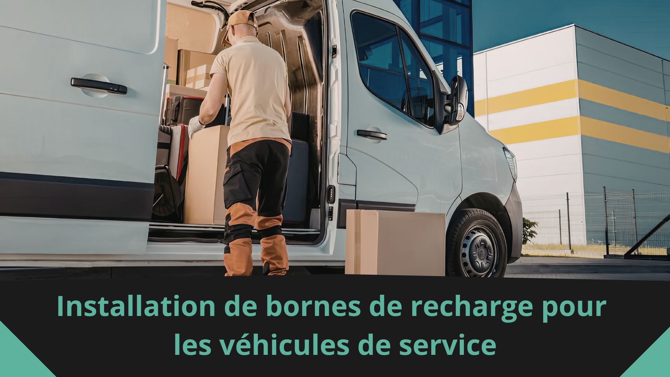 Installation de bornes de recharge pour les véhicules de service